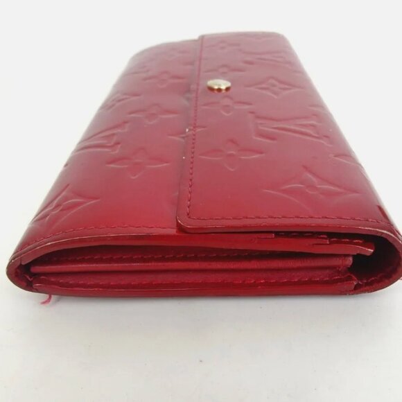LOUIS VUITTON Vernis Portefeiulle Sarah wallet oversized contintental leather - Picture 5 of 13